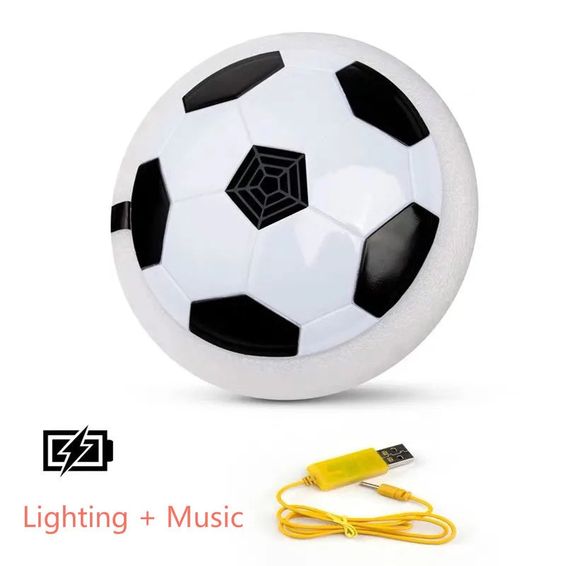 כדורגל מרחף עם תאורת LED וכרית הגנה