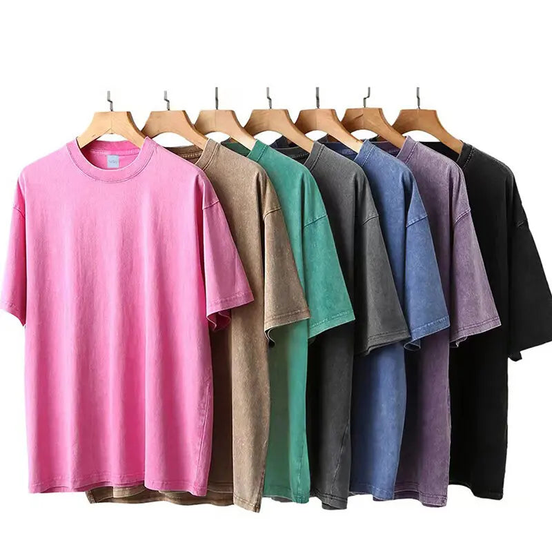 Cartoon Alien Classic Communication Print Women T-shirt Breathable Cotton Short Sleeve Washed Vintage Worn Out Female T Shirts