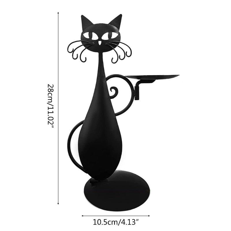 מחזיק נרות - BlackCat