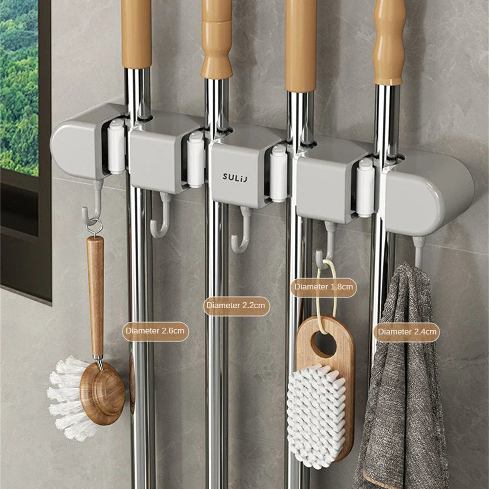 מעמד לכלי ניקיון - Mop Holder