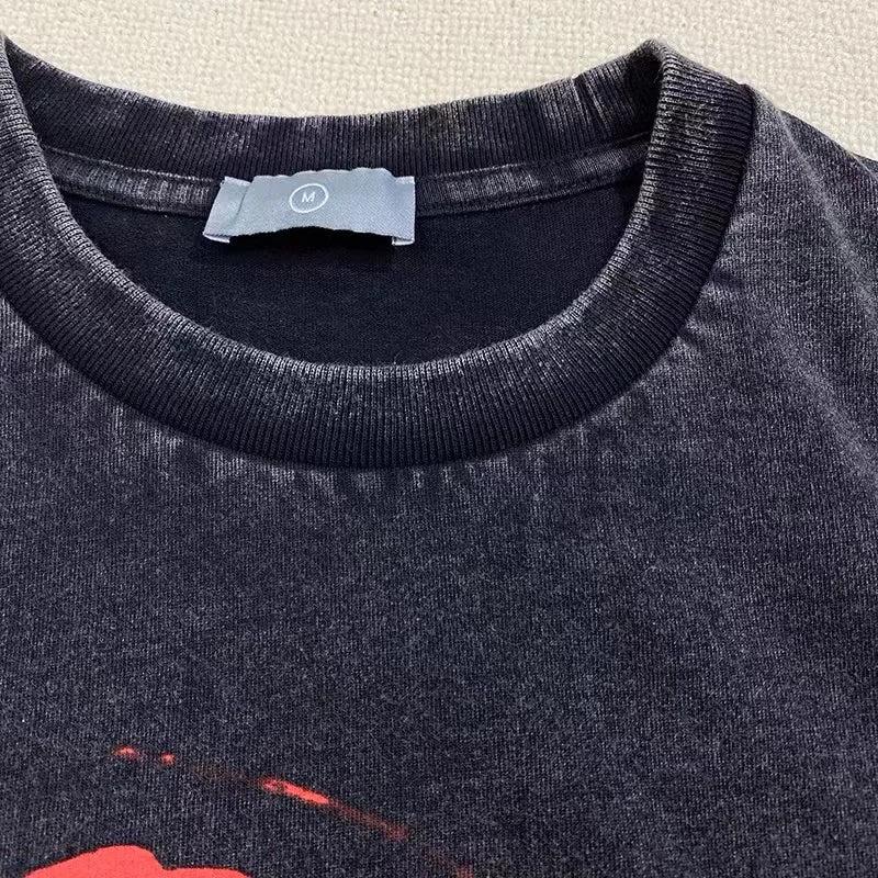 Casual retro wash to make old short-sleeved shirts
