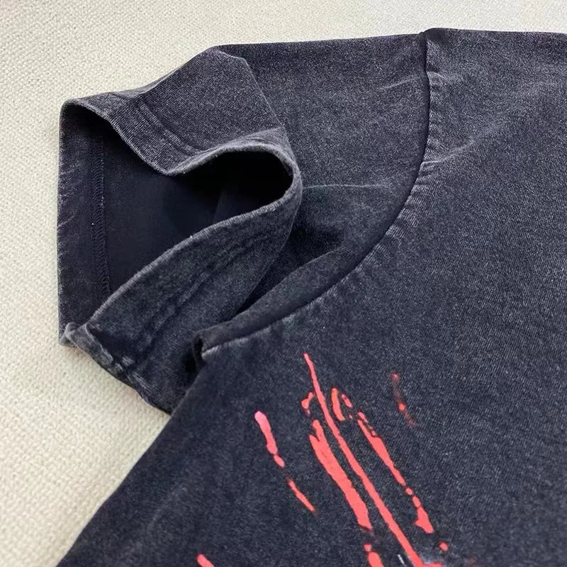 Casual retro wash to make old short-sleeved shirts