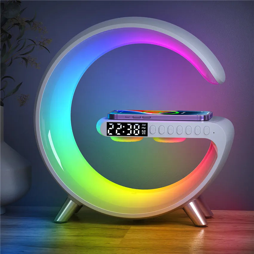 ™Lit-Lamp - שעון מעורר, תאורה, רמקול ומטען אלחוטי