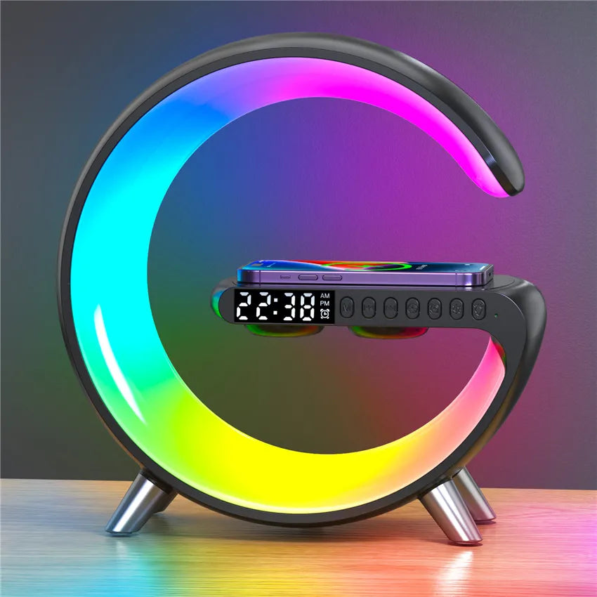 ™Lit-Lamp - שעון מעורר, תאורה, רמקול ומטען אלחוטי