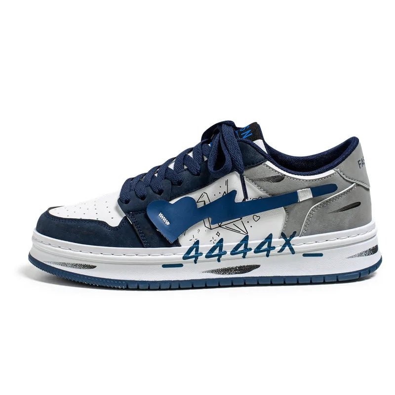 Autumn Men's Casual Sneakers Creative Heart Tennis Sport Running Shoes Male Skateboard Flats Sneakers Walking Jogging Trainers - Lucien Store