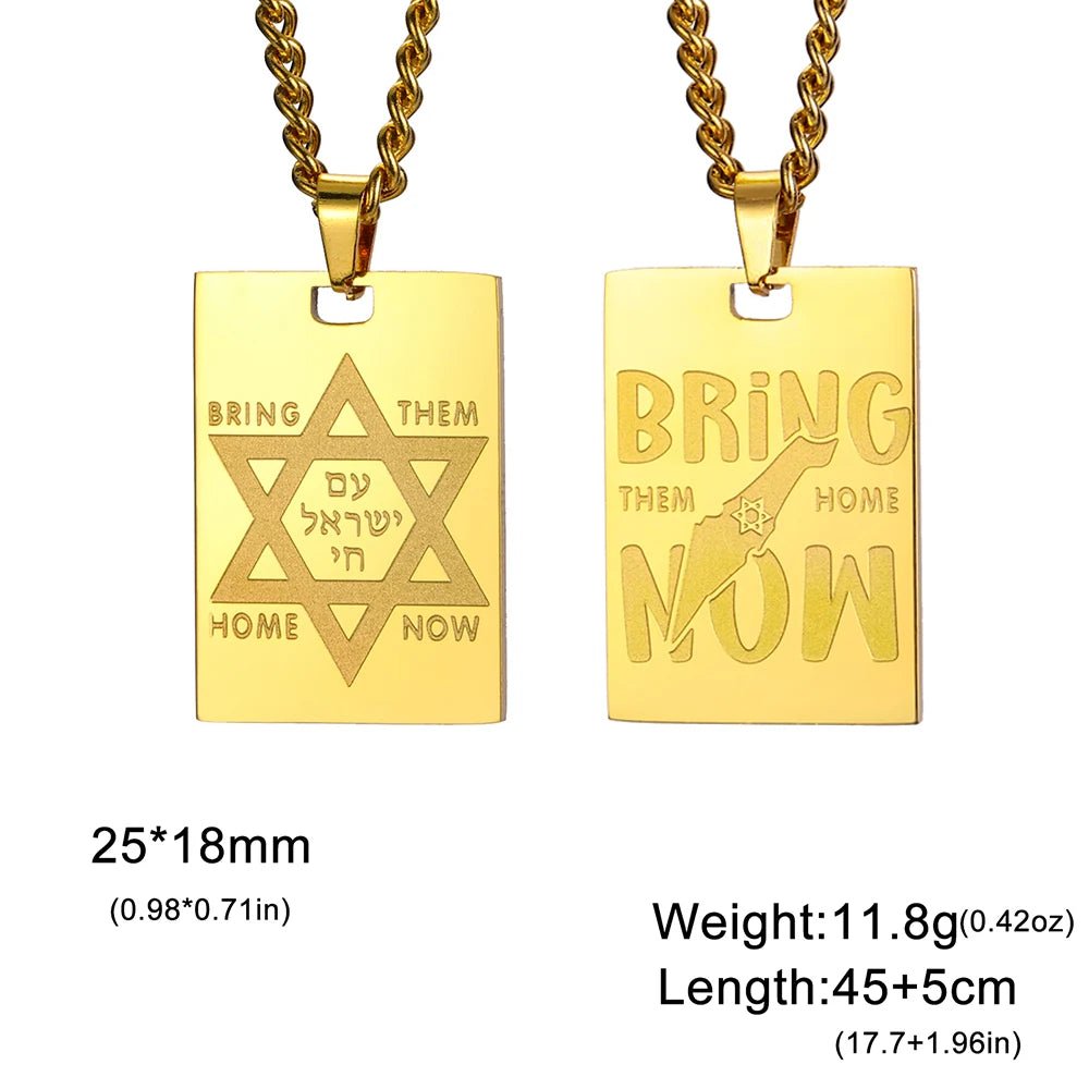 "bring them home " שרשרת - Lucien Store
