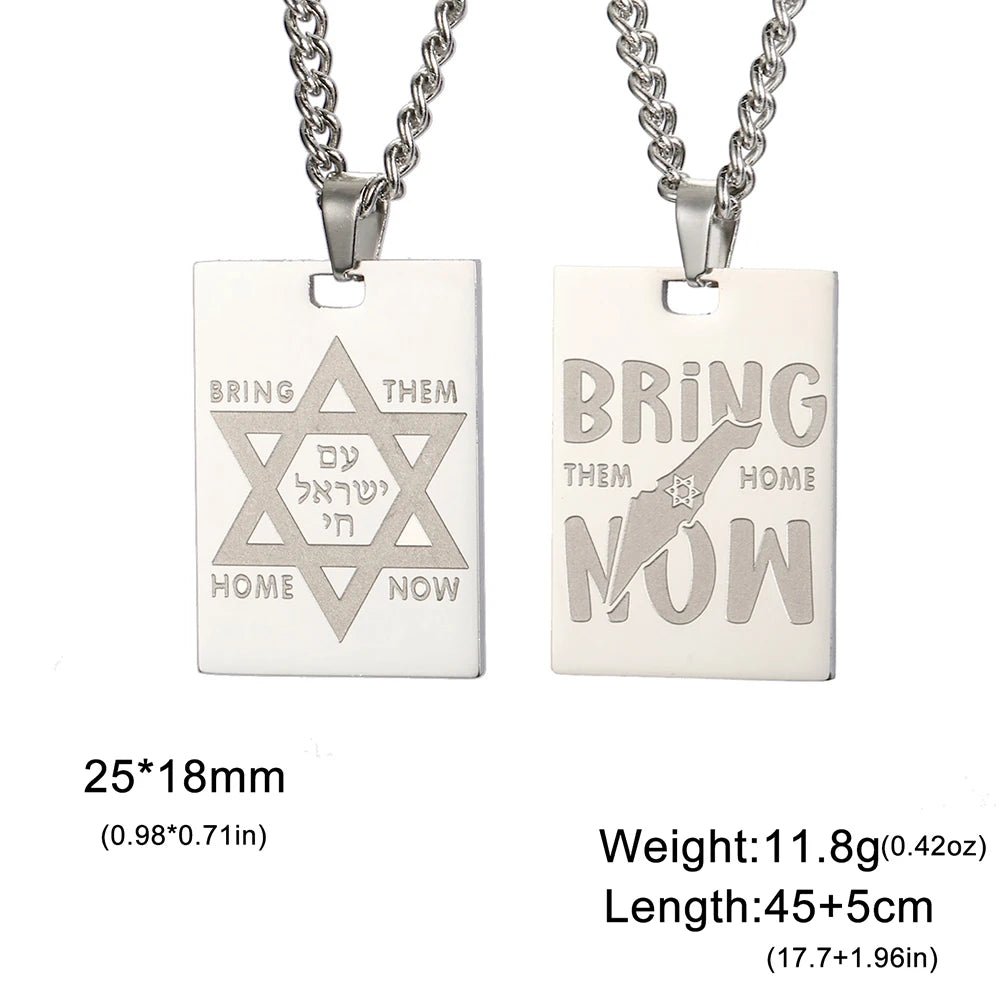 "bring them home " שרשרת - Lucien Store