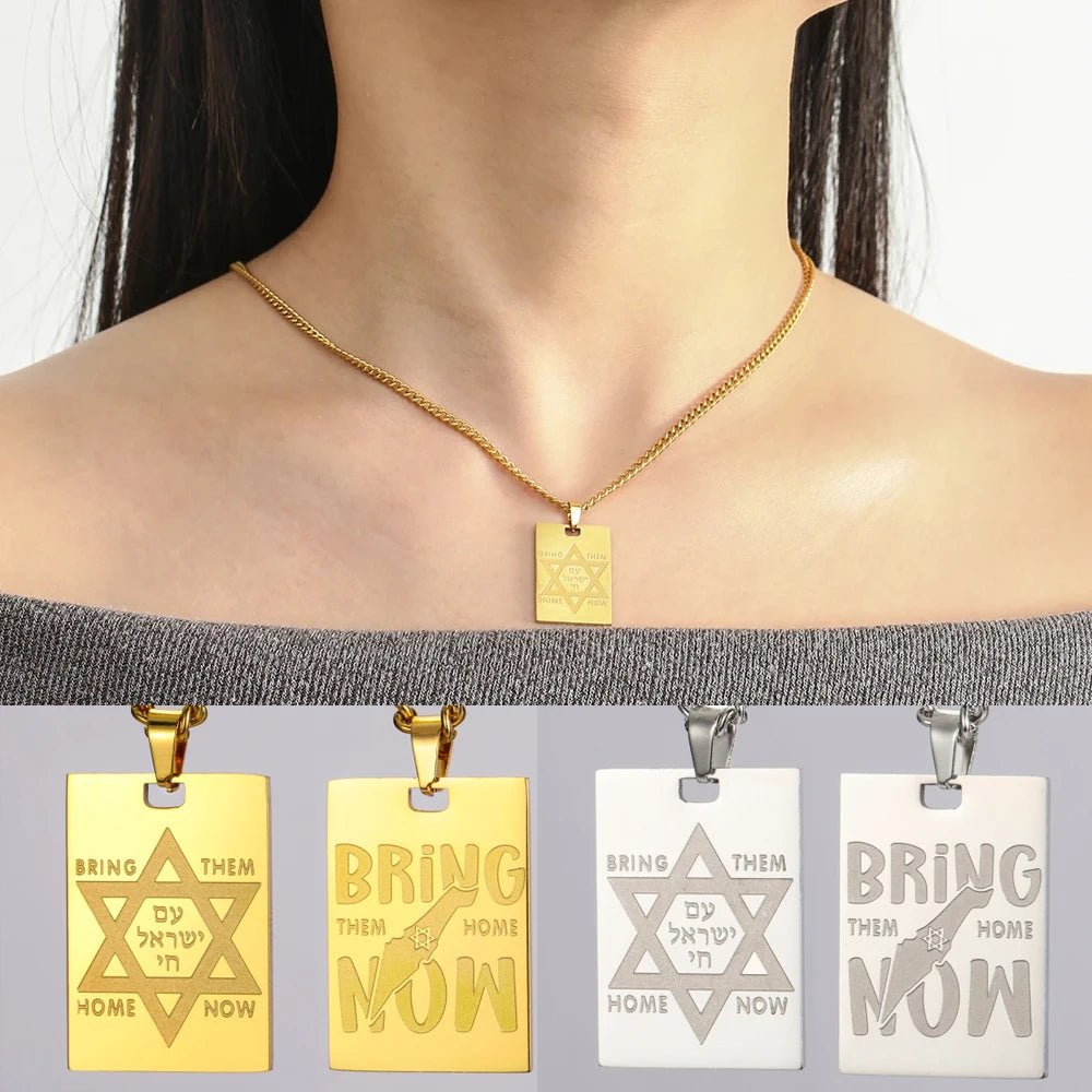 "bring them home " שרשרת - Lucien Store