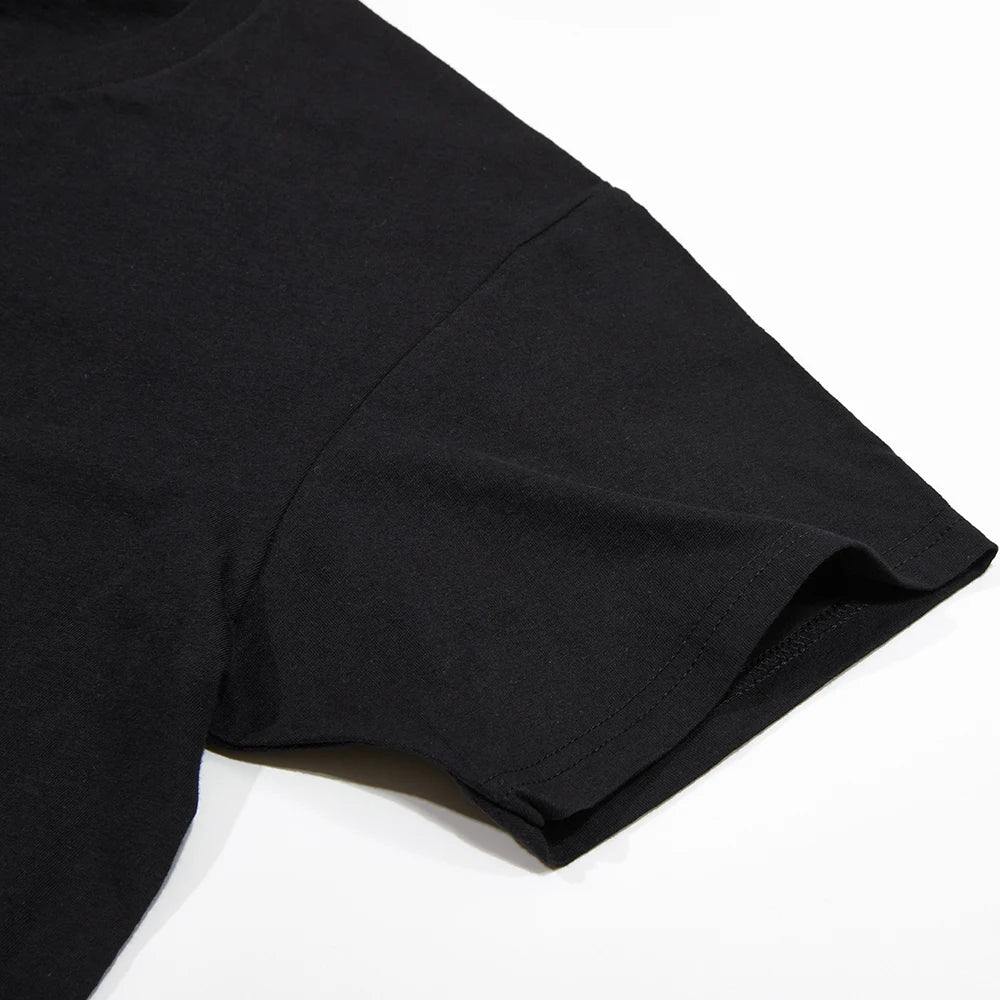 Kanye West Style Street T - Shirts For Men Loose Oversized Short Sleeves Lucky Me I See Ghosts Print Tshirt Hip Hop Clothing Women - Lucien Store