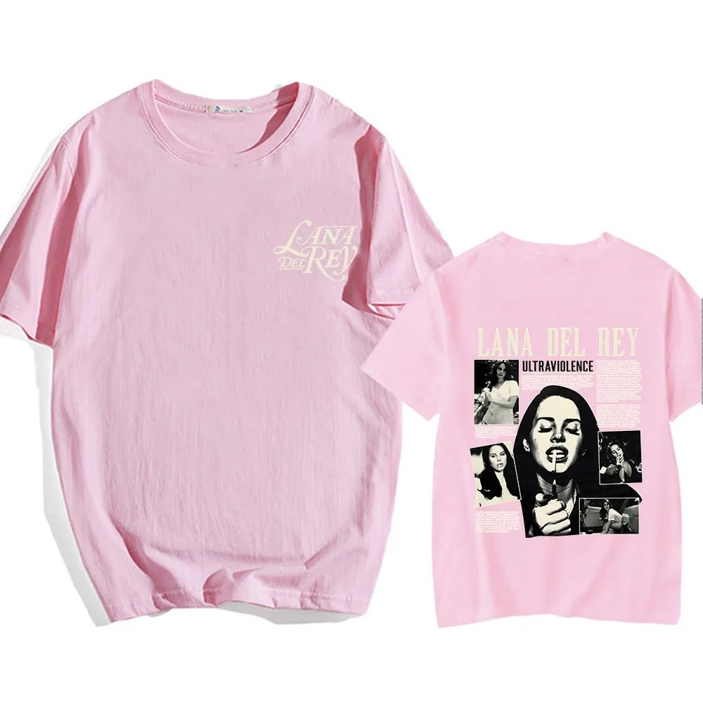 Lana Del Rey Singer Printing T - shirt Short Sleeve Cotton Soft Tee - shirt Spring Summer Casual Men/Women Tshirts Camisas O - neck - Lucien Store