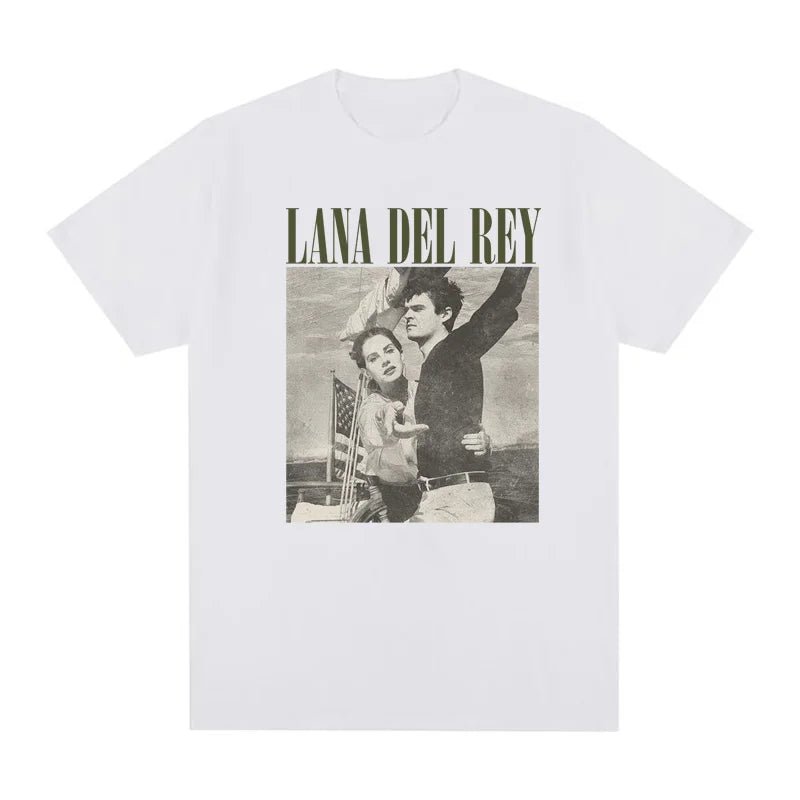 New Lana Del Rey Ldr Sailing Tan T Shirt Cotton Tee Vintage Shirt Summer Unisex T - Shirt Harajuku Casual Women T Shirt - Lucien Store
