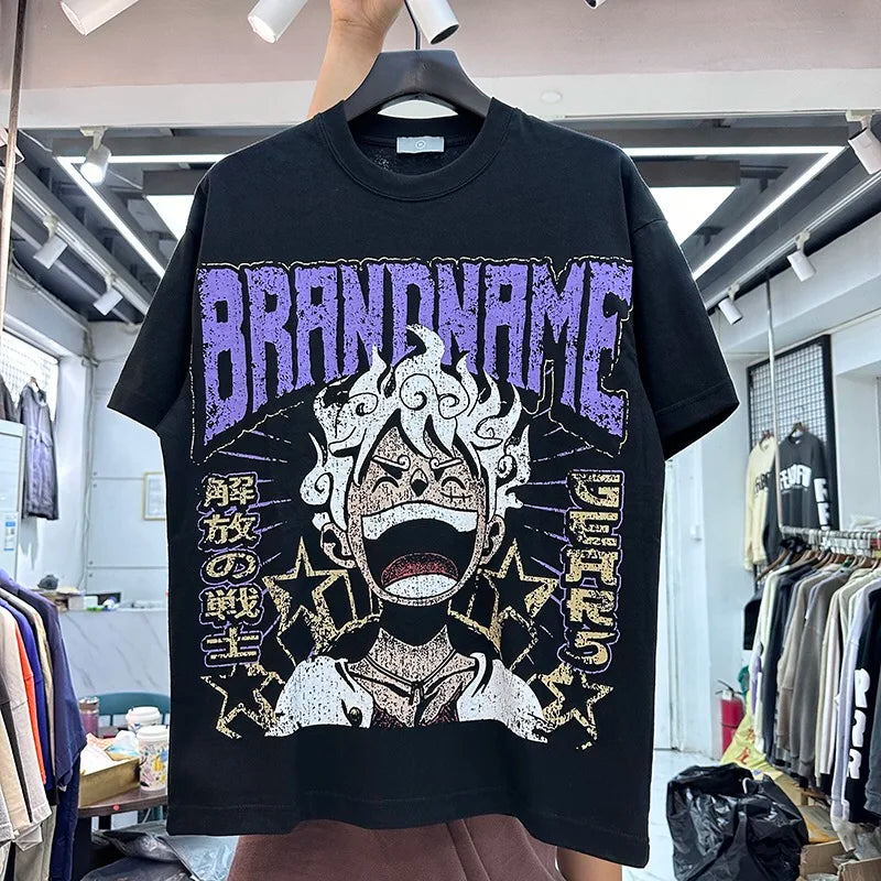 Cartoon print shirt