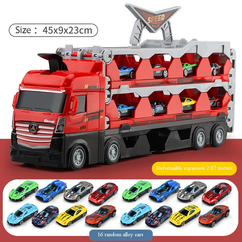 🚛 משאית הפעלולים המתקפלת - המשחק שהילדים שלך לא יפסיקו לשחק בו! 🚗💥