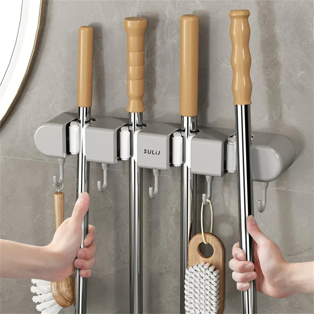 מעמד לכלי ניקיון - Mop Holder