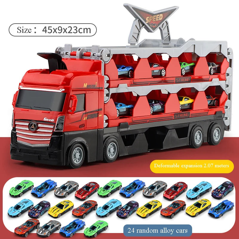 🚛 משאית הפעלולים המתקפלת - המשחק שהילדים שלך לא יפסיקו לשחק בו! 🚗💥