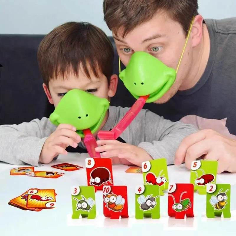 משחק לוח "לשון הצפרדע" - כיף אינטראקטיבי לכל המשפחה! 🐸🎯