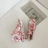 Bloody Canvas Shoes