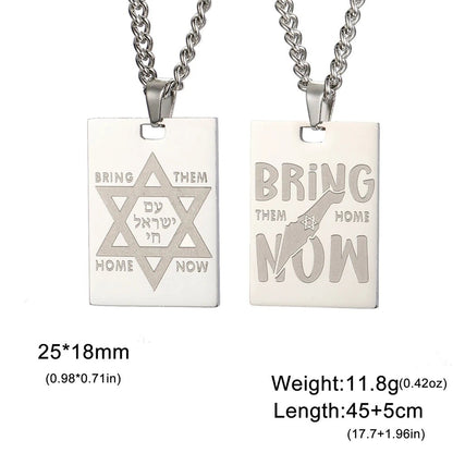 "bring them home " שרשרת - Lucien Store