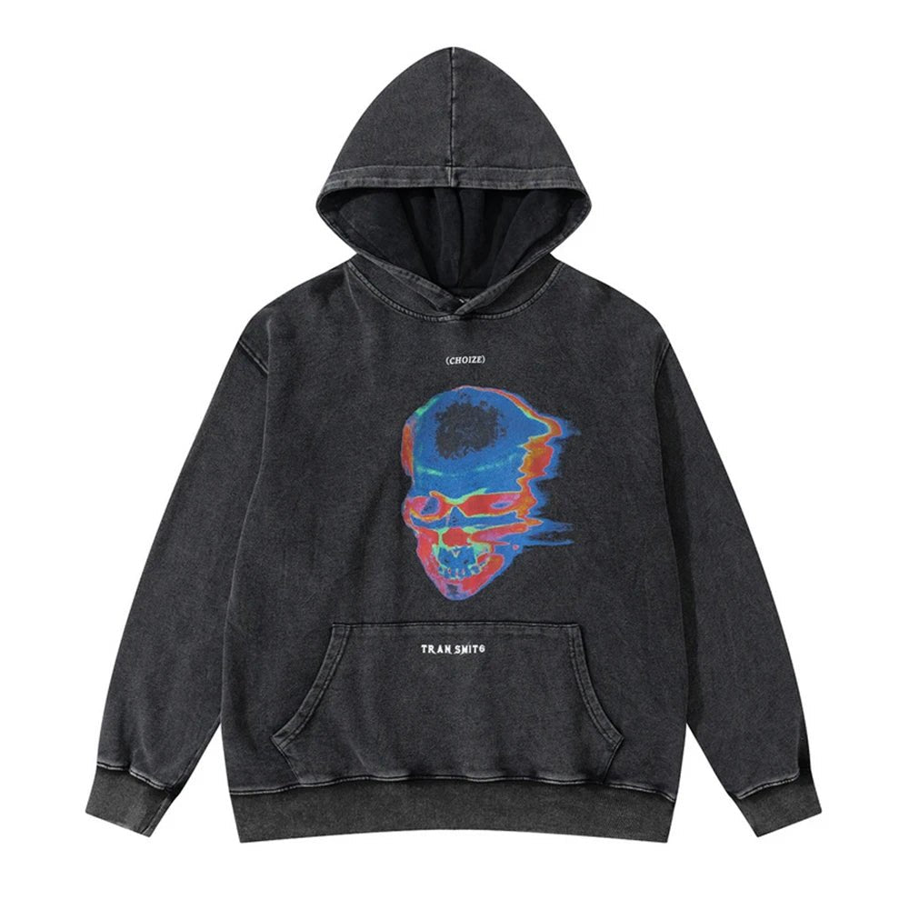 Skeleton Graphic Hoodie - Lucien Store