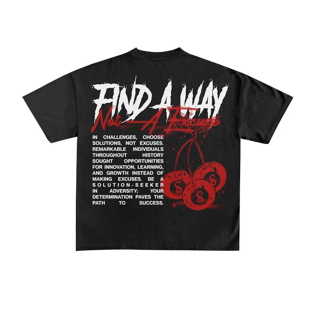 Streetwear Y2k Retro T - Shirt Men's Harajuku Hip Hop Graphic Print Oversized Cotton Crew Neck Gothic Short Sleeve Top Ins - Lucien Store