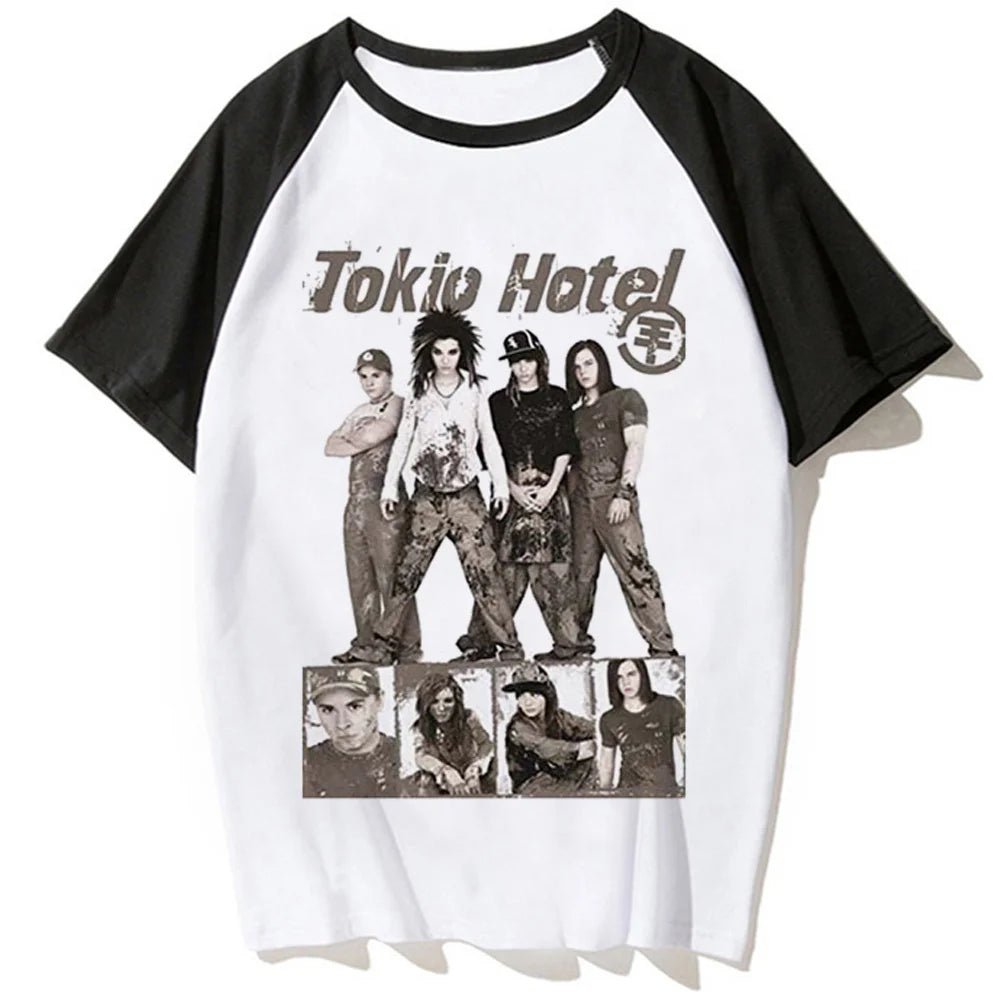 Tokio Hotel t shirt women harajuku Tee girl funny clothes - Lucien Store